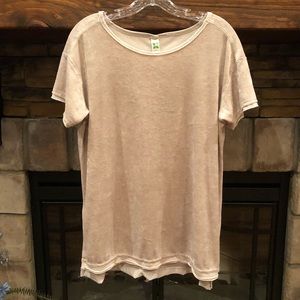 Green Tea Pullover Short Sleeve Top • Medium
